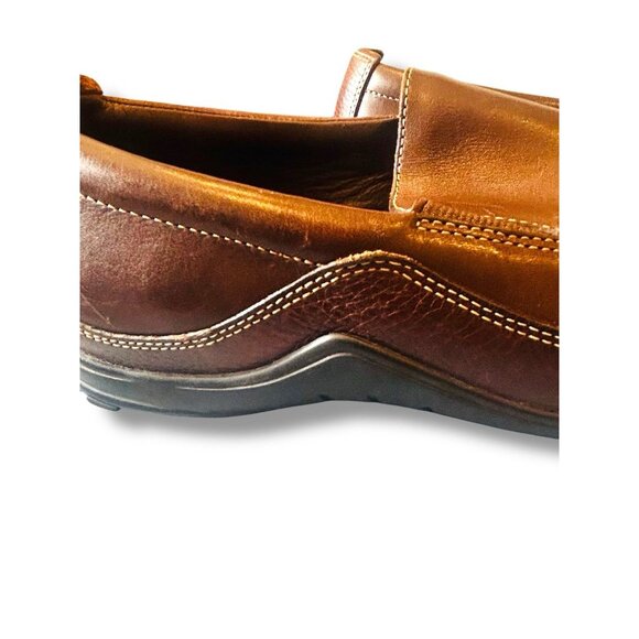 Cole Haan Mens Brown Leather Driving Loafers Vibram Sole Comfort Slip-On Sz 8.5 - Picture 13 of 15
